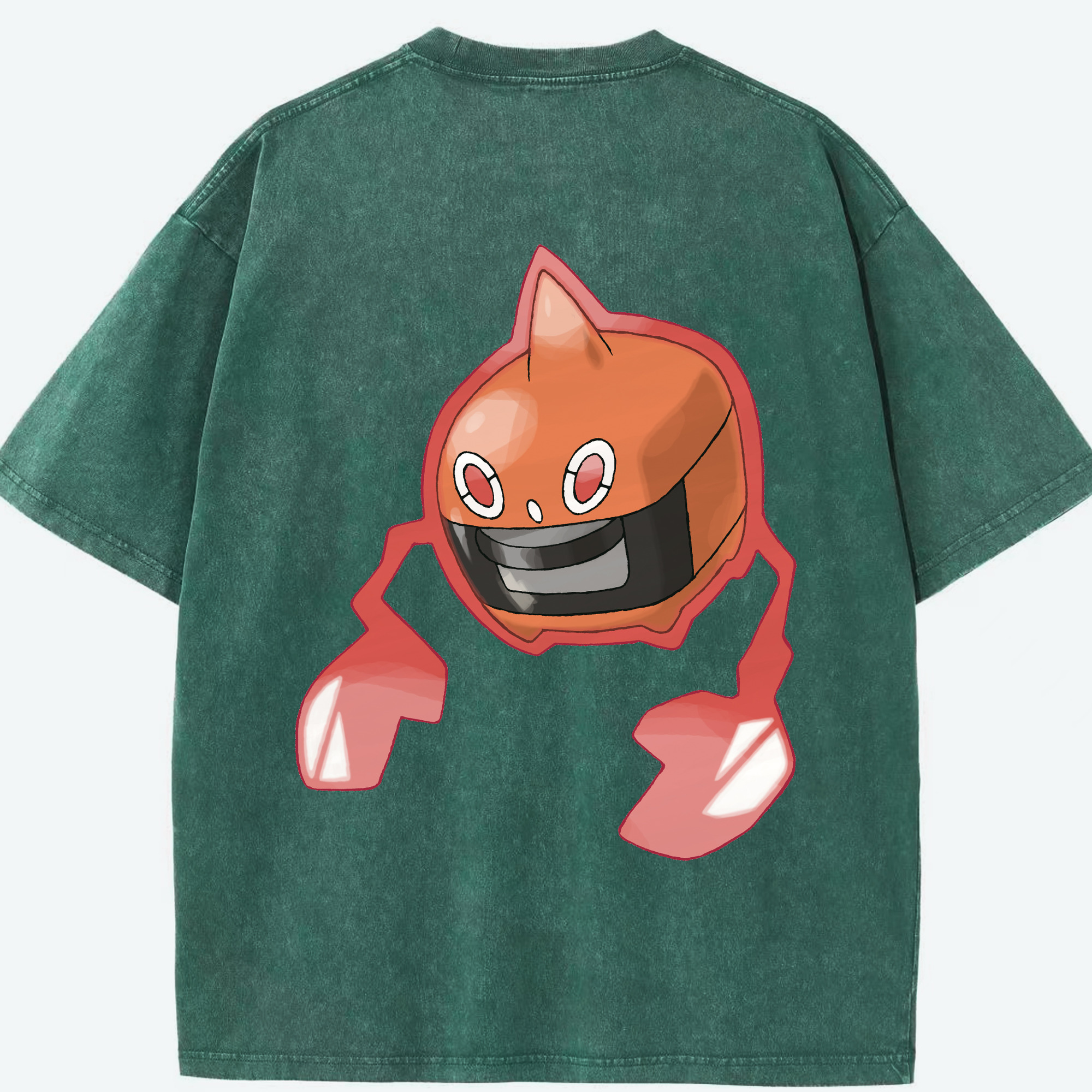 （画像用） ポケットモンスター Pokémon 綿100% ヴィンテージ風 半袖Tシャツ（背面プリント）